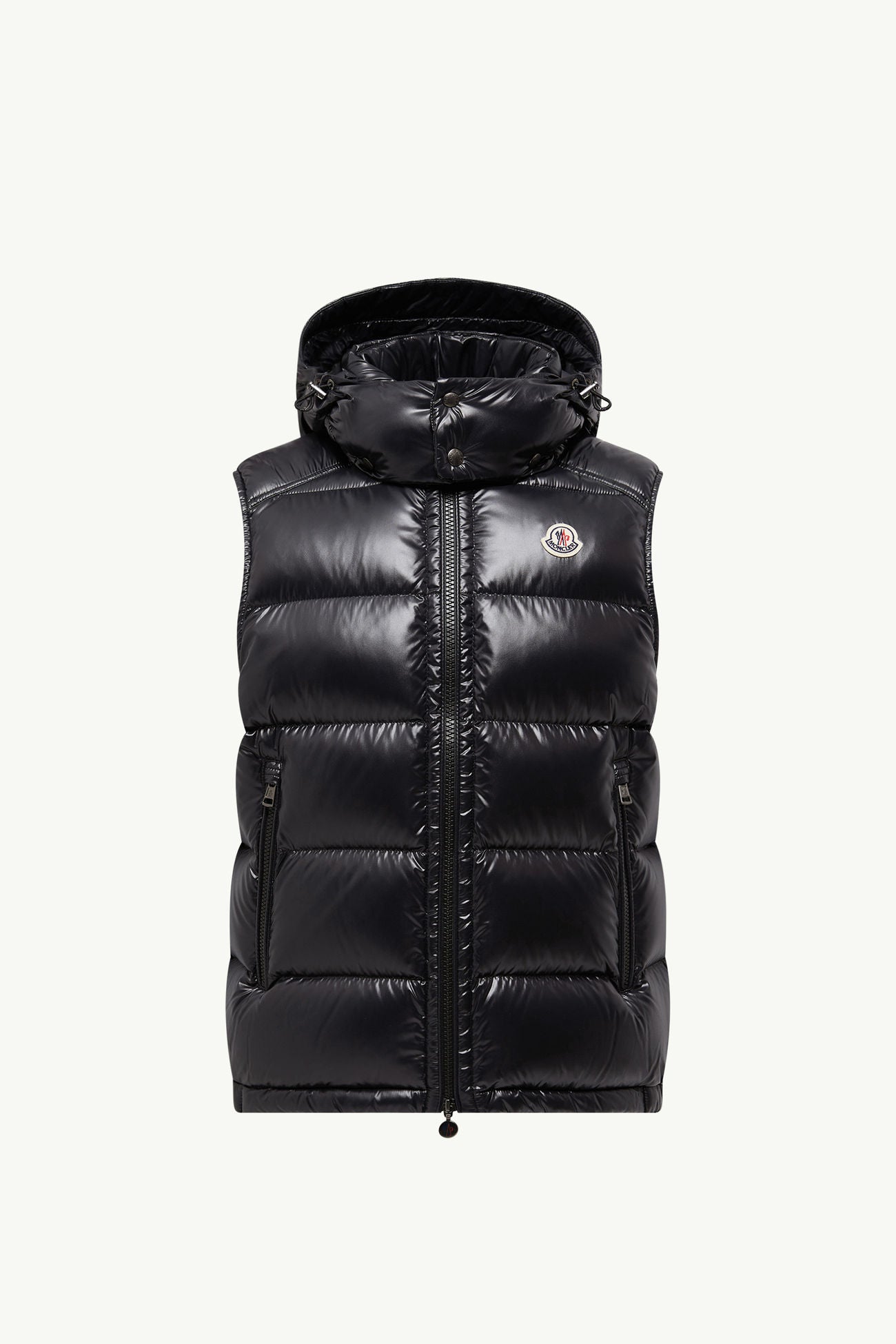Bormes Hooded Down Gilet Men Black Moncler