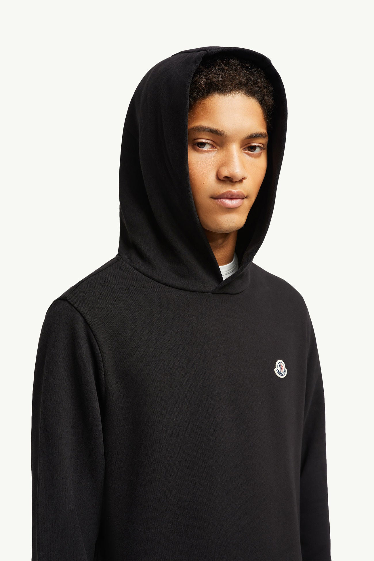 Logo Patch Cotton Hoodie