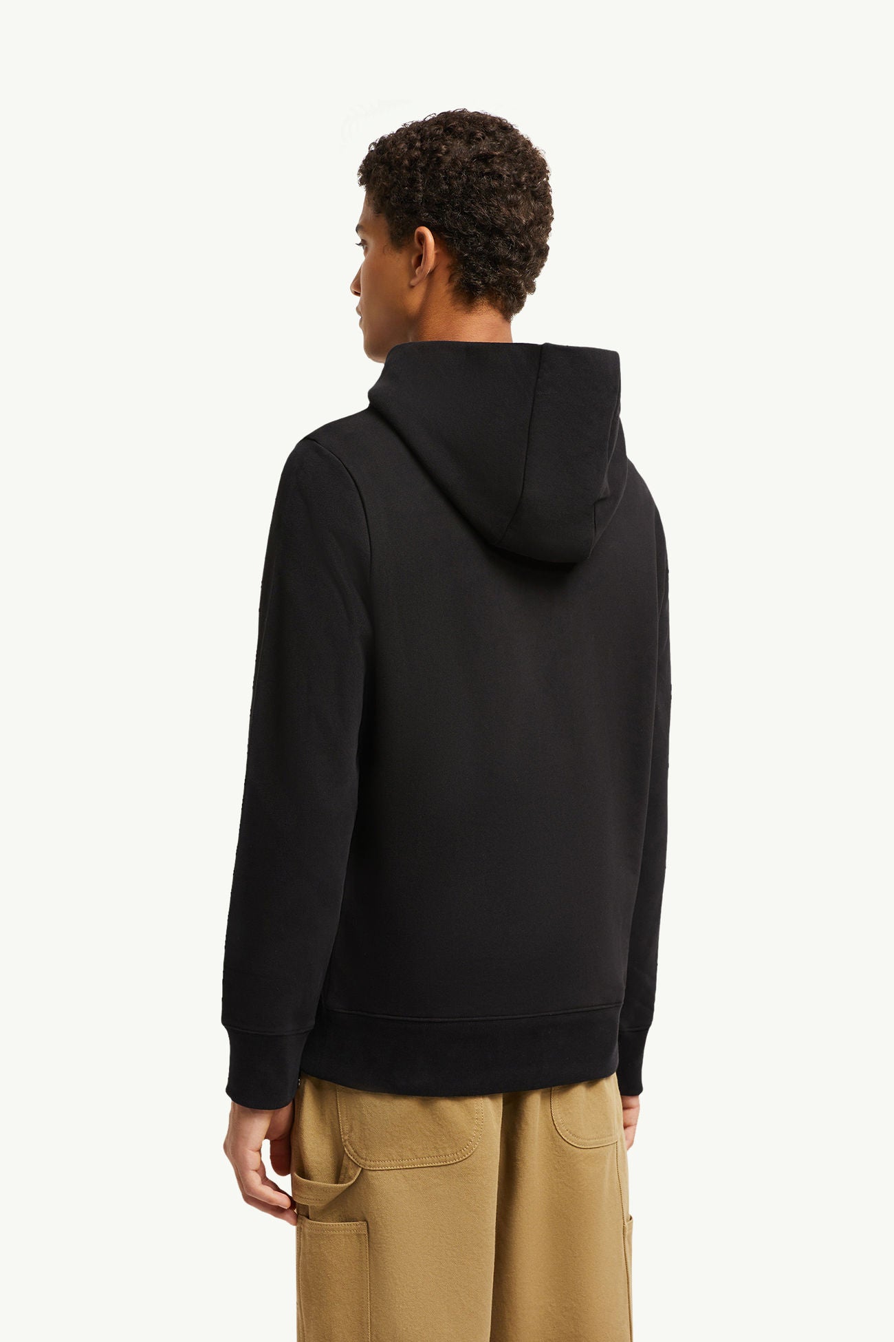 Logo Patch Cotton Hoodie