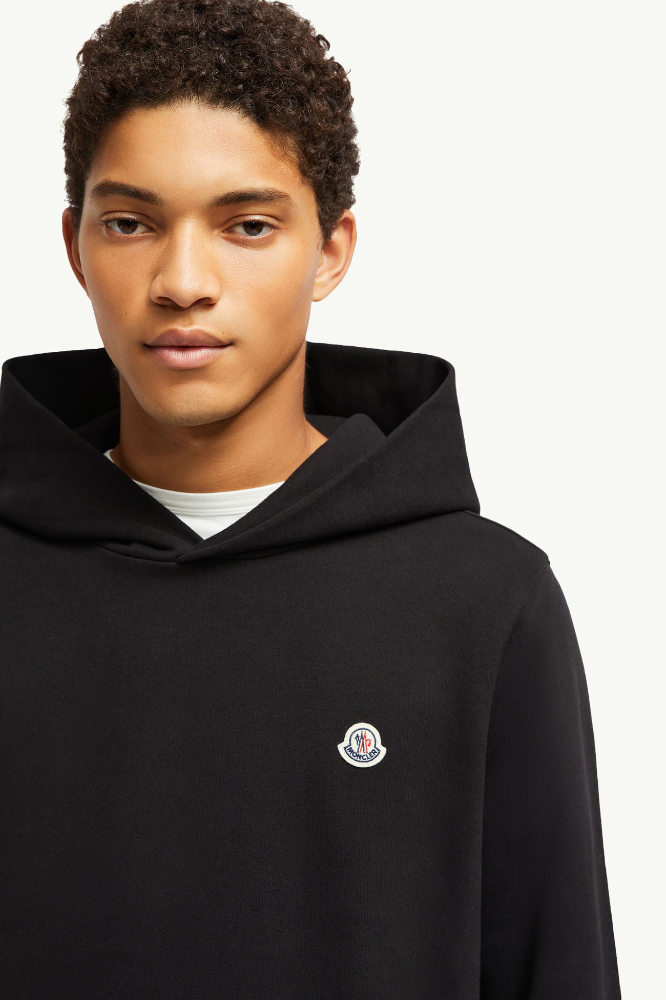 Logo Patch Cotton Hoodie