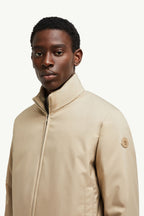 Luserna Short Down Jacket Men Beige Moncler