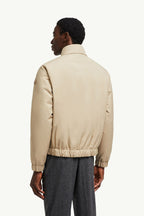 Luserna Short Down Jacket Men Beige Moncler