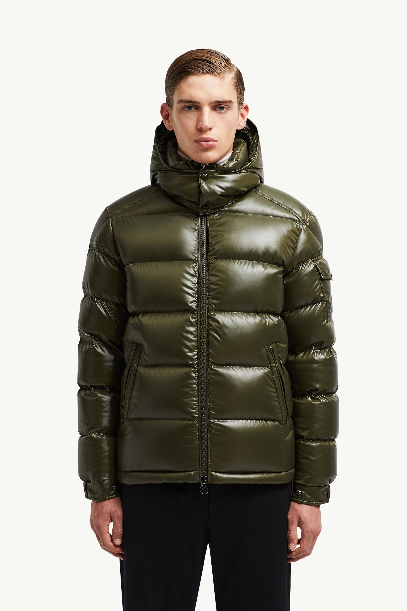 Moncler Maya Hooded Short Down Jacket