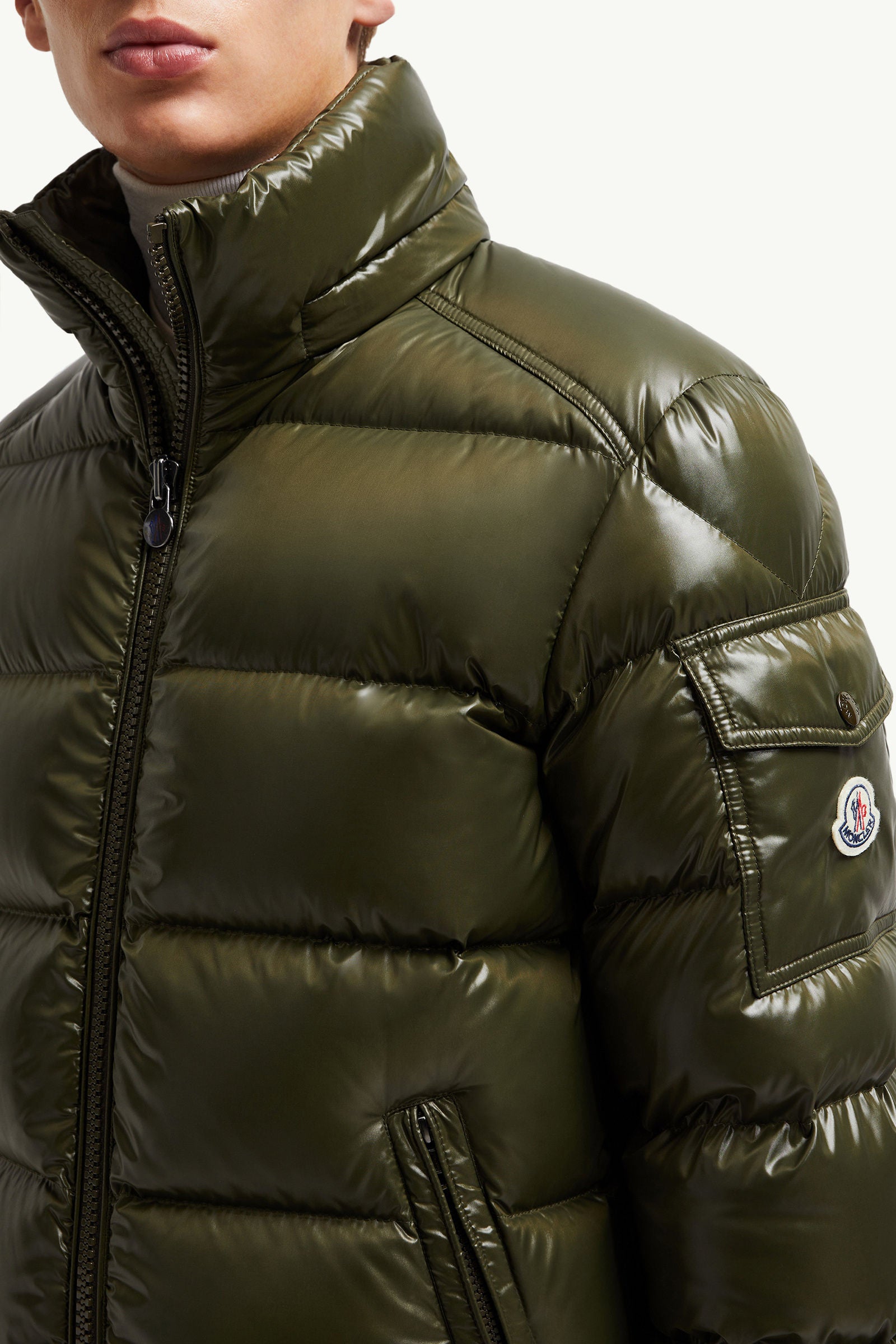 Moncler Maya Hooded Short Down Jacket