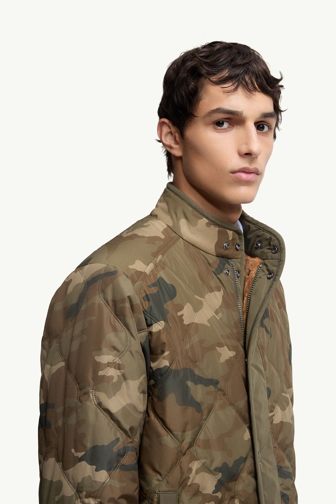 Rentignat Reversible Teddy Short Padded Jacket