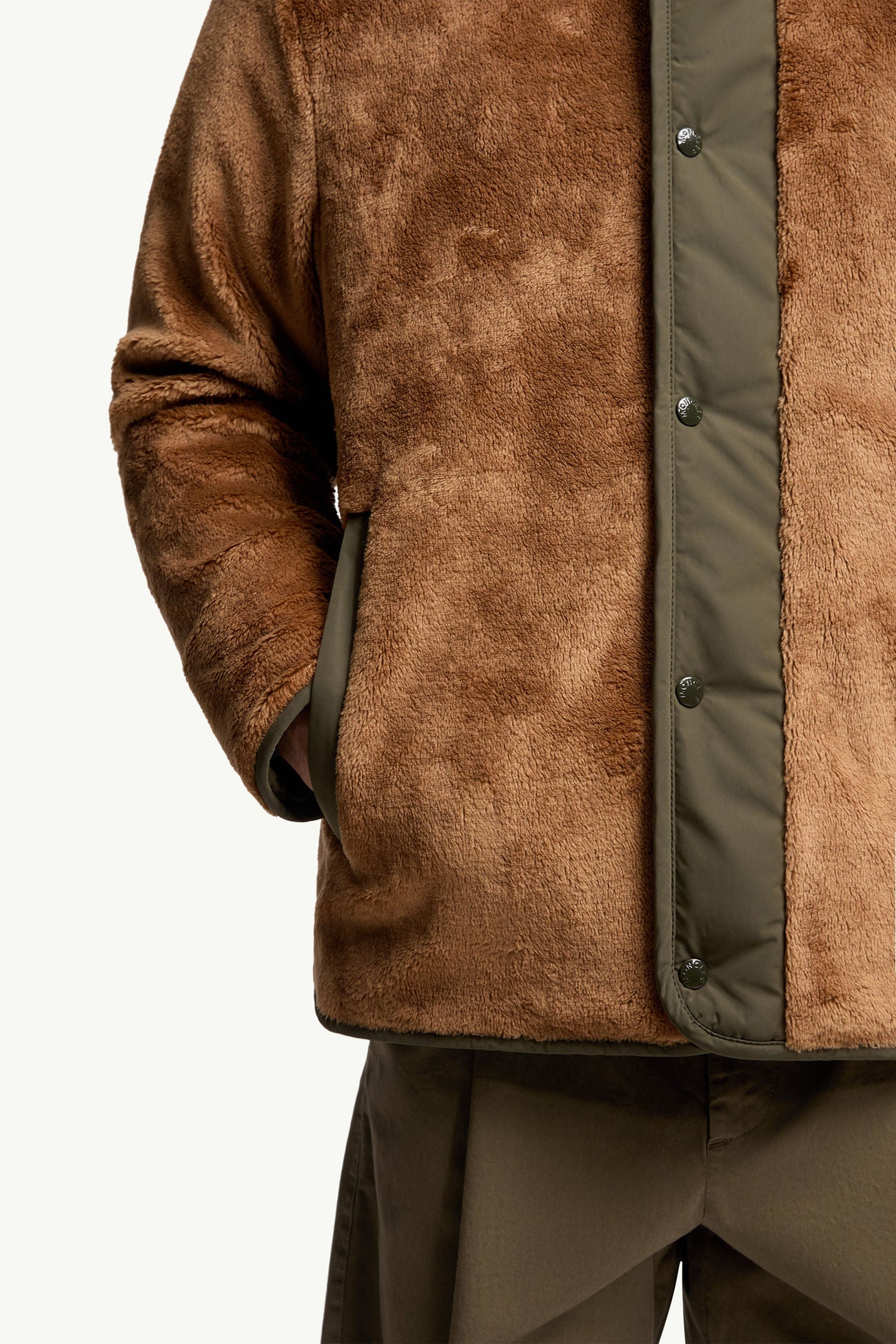 Rentignat Reversible Teddy Short Padded Jacket