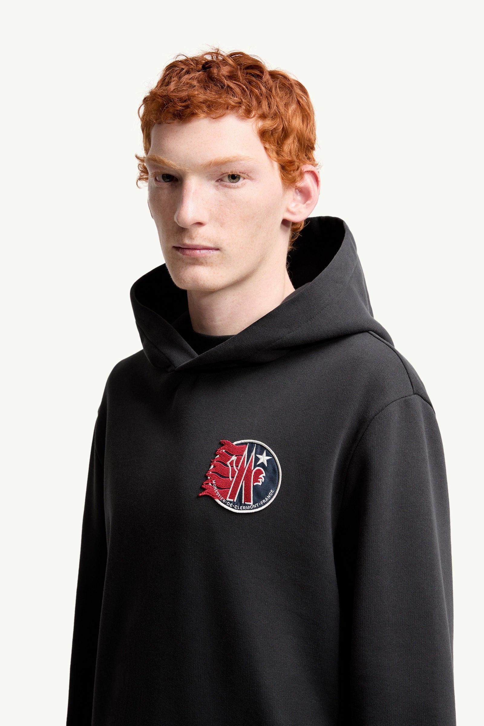 Star Logo Patch Cotton Hoodie
