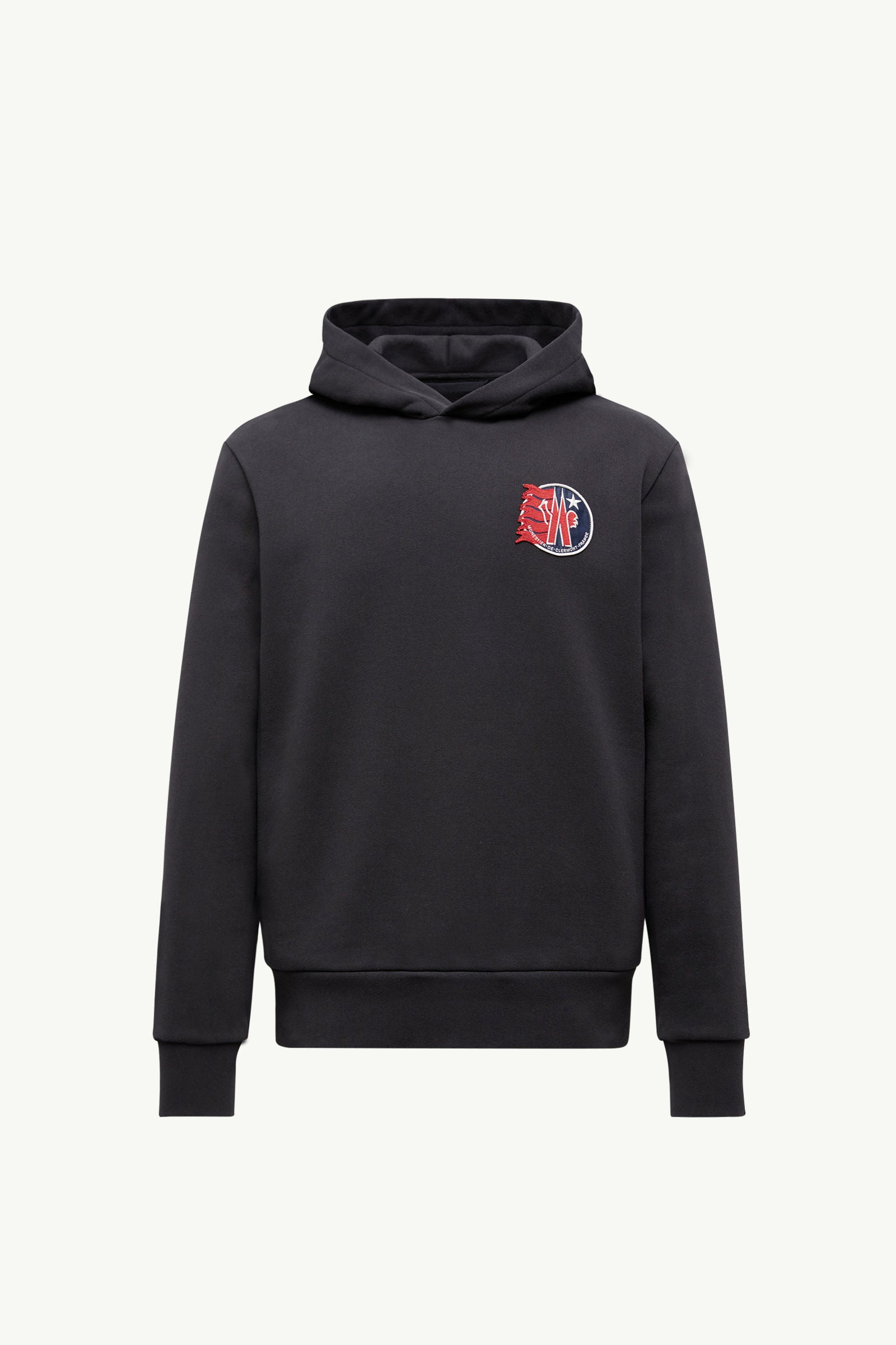 Star Logo Patch Cotton Hoodie