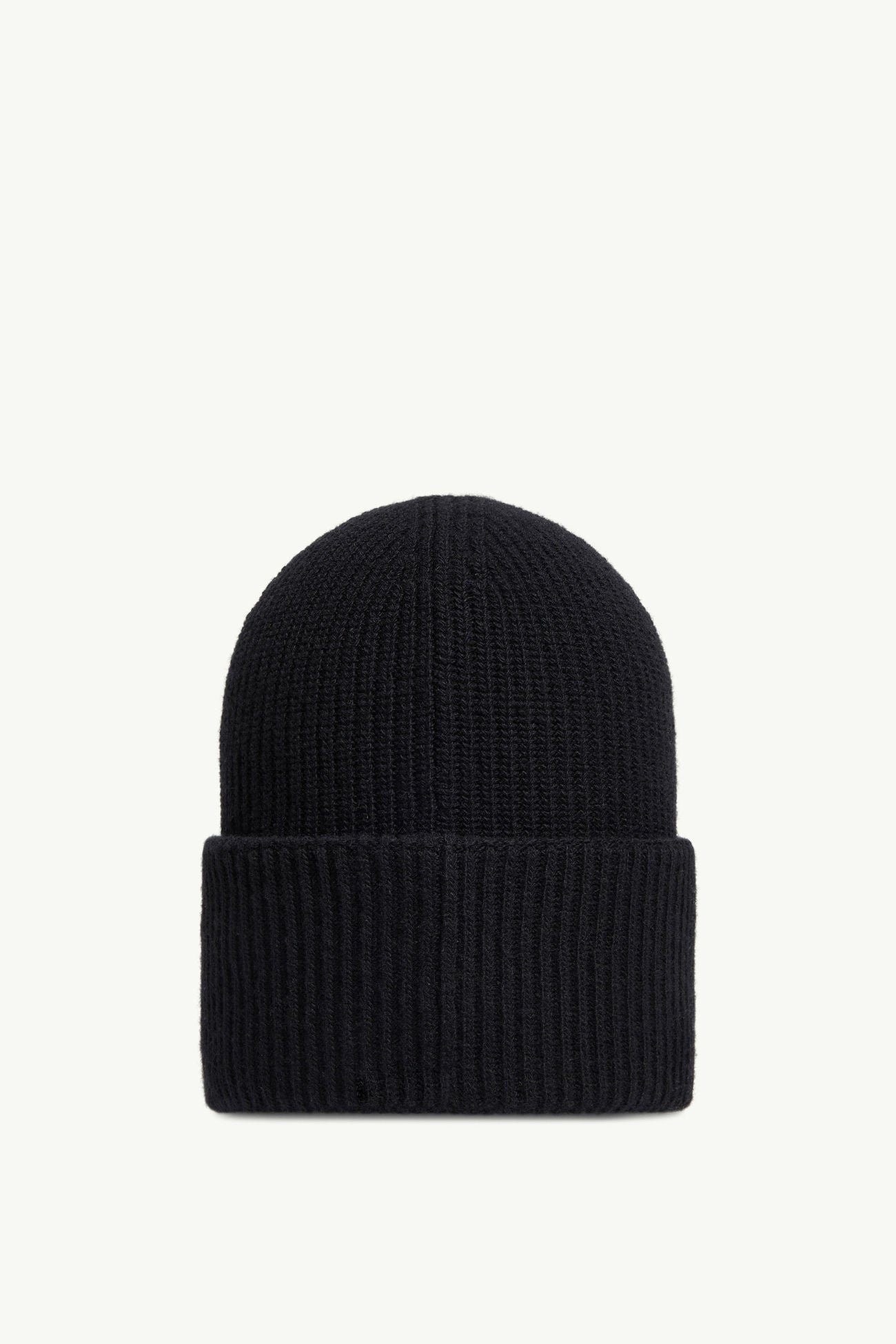 Wool Beanie Women Black Moncler
